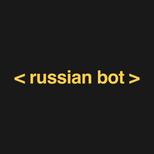 Funny Russian Bot / Internet Troll T-Shirt