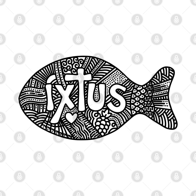 The Christian symbol, the fish is Jesus Christ. by Reformer