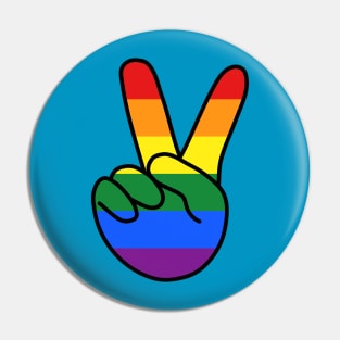 V Sign Pin