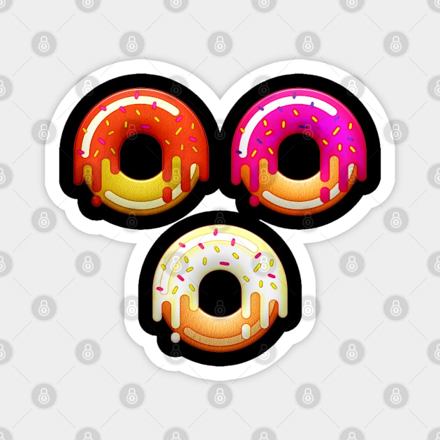 Funny Donuts Magnet by holidaystore