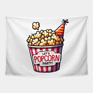 Popcorn Party - Printed Tapestry