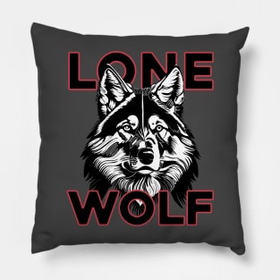 Lone Wolf Pillow