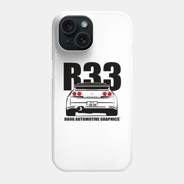 Nissan Skyline R33 Transparent Version Phone Case by 8800ag