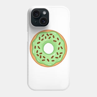 Green Donut and Chocolate Sprinkles Phone Case