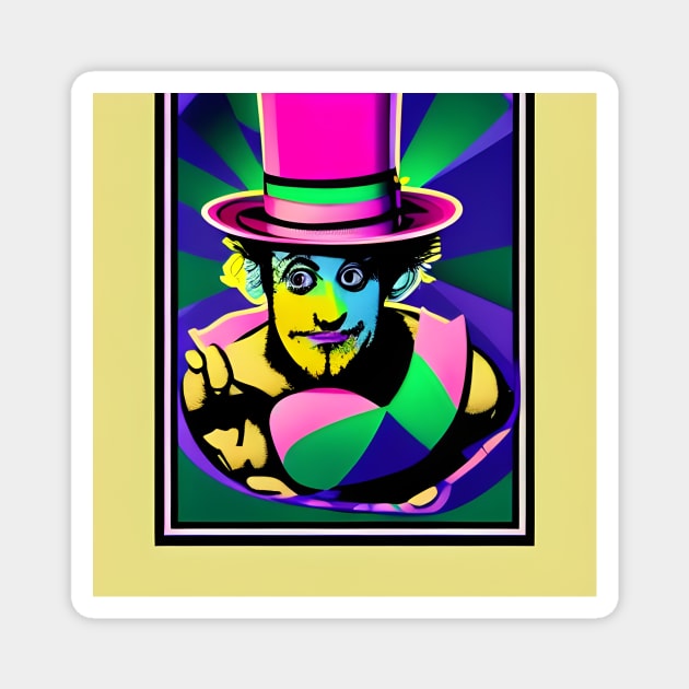 Spooky Joker Magnet by SmartPufferFish