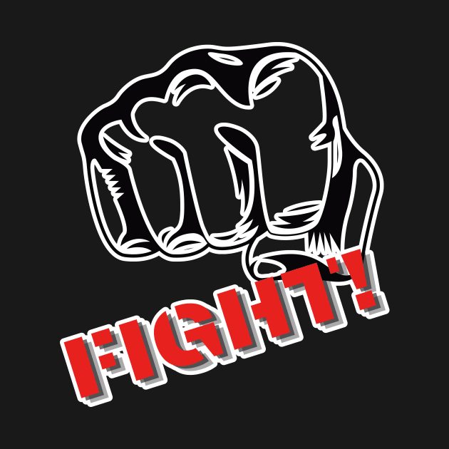 Fist fight by Gileart