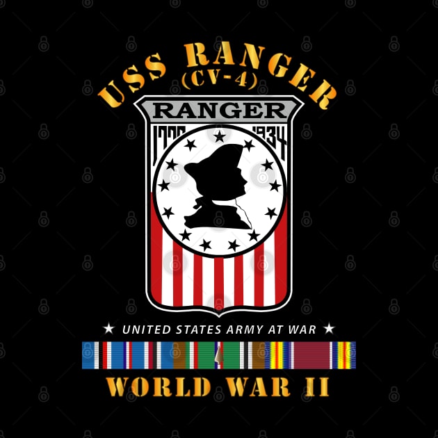 USS Ranger (CV-4) w EUR ARR SVC WWII by twix123844