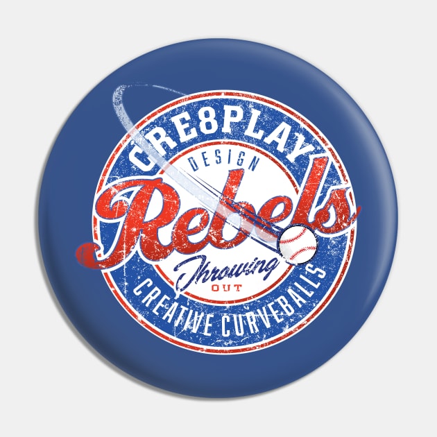 Cre8Play Rebels Pin by cre8play