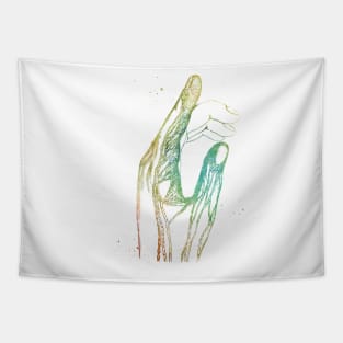 Absorbent lymphatic vessels fingers Tapestry