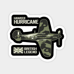 Hawker Hurricane  Aircraft Airplane Aeroplane RAF Plane UK British Legend Magnet