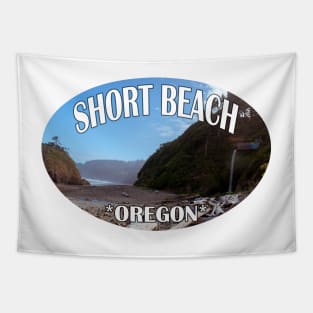 Short Beach Oregon Tapestry