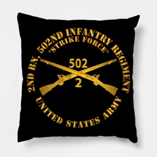 2nd Bn 502nd Infantry Regt - Strike Force - Infantry Br Pillow