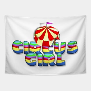 Circus Girl Tapestry