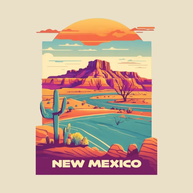 New Mexico Vintage Design by huefinder