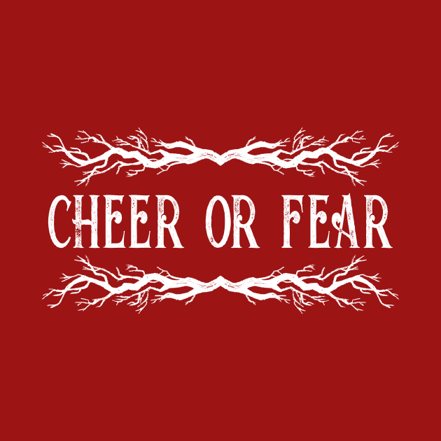 Cheer Or Fear Belsnickel Office Christmas by graphicbombdesigns