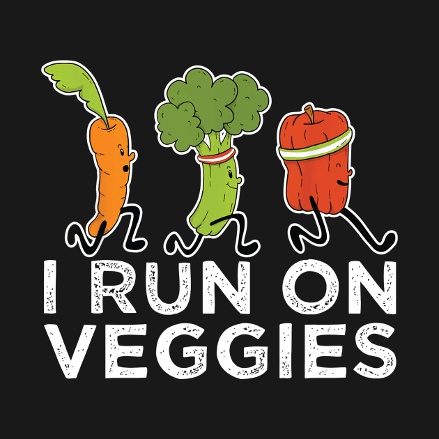 i run on veggies running vegetables by restaurantmar