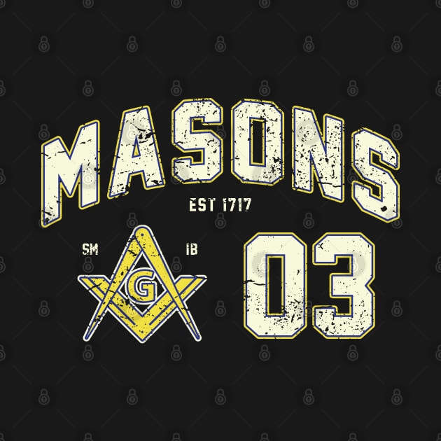 Masons Sporty Jersey Style Masonic Freemason by Master Mason Made