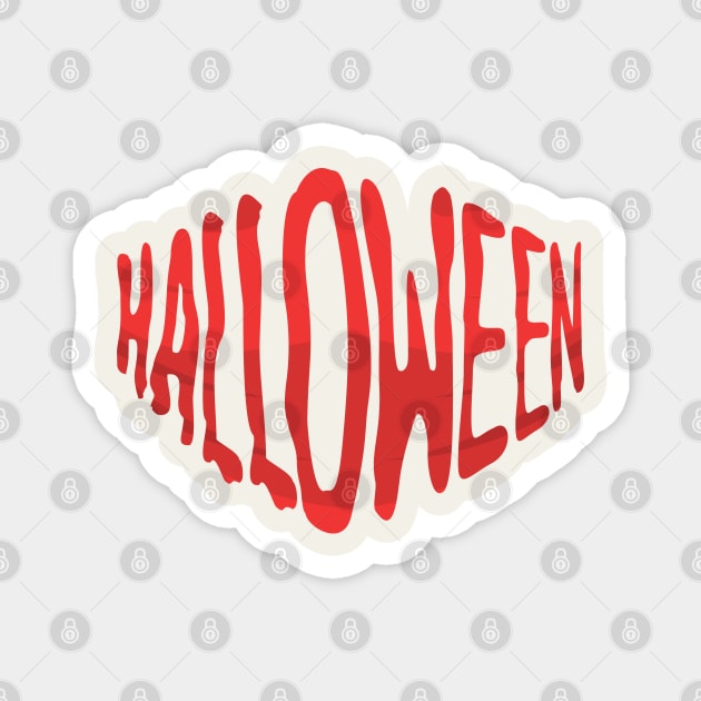 halloween funny mask Magnet by youki