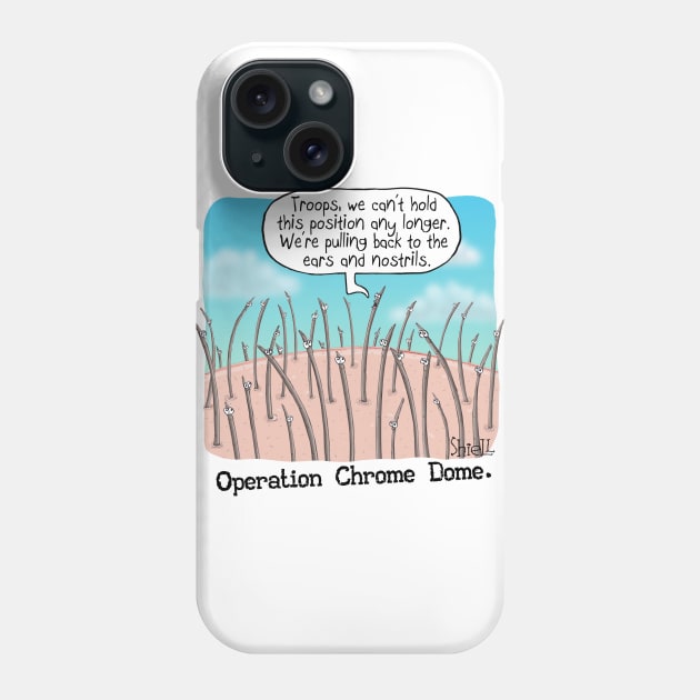 Operation Chrome Dome Phone Case by macccc8