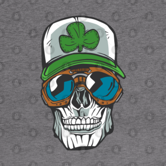 skull st patricks day shirts