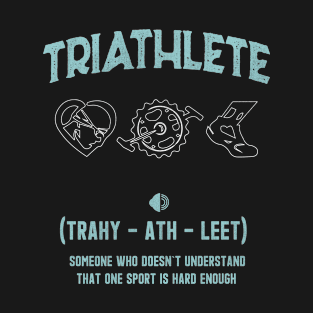 Funny Triathlon Definition Triathlete T-Shirt