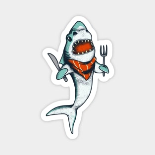 Hungry Shark Funny Ocean Sea Animal Surf Magnet