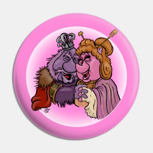 King and Queen of the Universe Pin