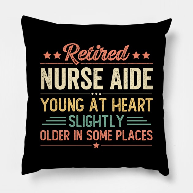 Retired Nurse Aide Pillow by Stay Weird