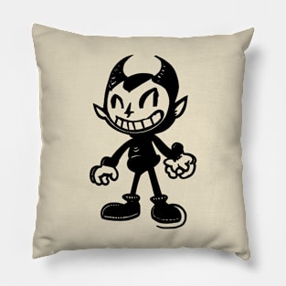 Vintage Devil mascot Pillow