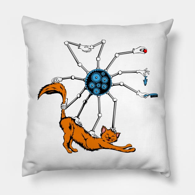 Pet Project Pillow by Killer Rabbit Designs