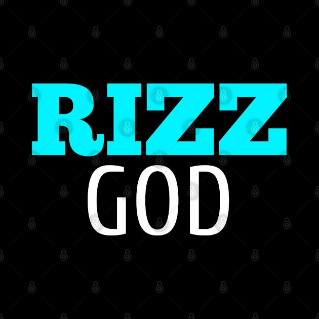 Rizz God Winter Light Blue by MaystarUniverse