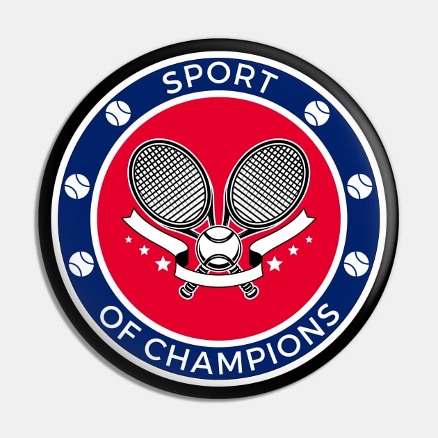 US Open Sport Of Champions Tennis Pin by TopTennisMerch