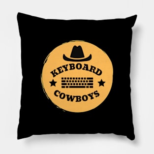 Keyboard Cowboys Pillow