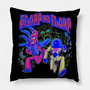 Run Like Hell- Electric Blue Colorway Pillow