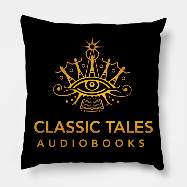 Classic Tales Audiobooks Logo Pillow by ClassicTales