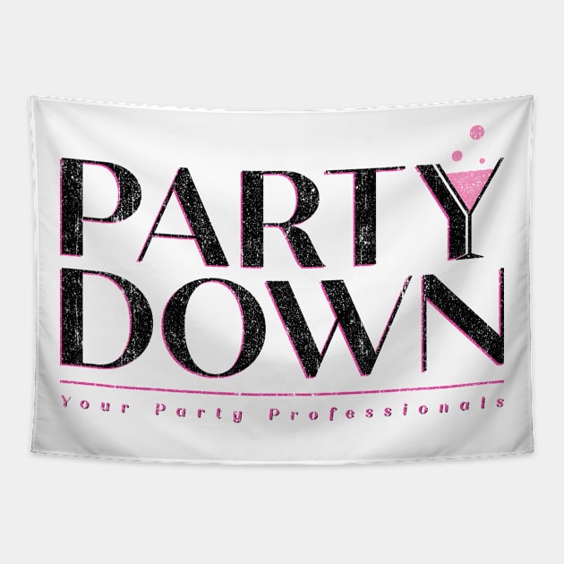 Party Down Catering Tapestry by huckblade