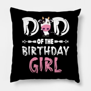 Holy cow l'm one birthday girl Pillow