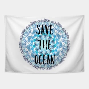 Save the ocean Tapestry