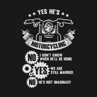 Funny Motorcyclist's Wife Gift T-Shirt