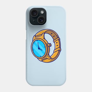 Gold watch Cartoon Phone Case