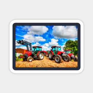 Brand New Red Tractors Magnet