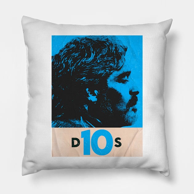 Diego Armando Maradona Pillow by Paskwaleeno