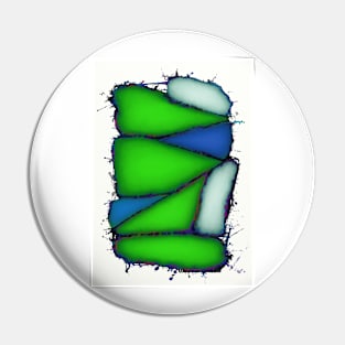 Crushed green Pin