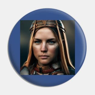 Viking Shield Maiden Pin