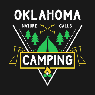 Oklahoma USA Camping Outdoors Nature Adventure T-Shirt