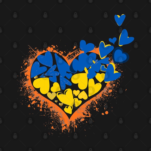 i stand with Ukraine by Jadotdot Designs