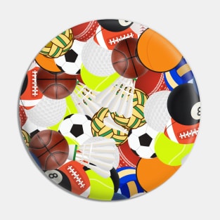 sports equipment included Pin