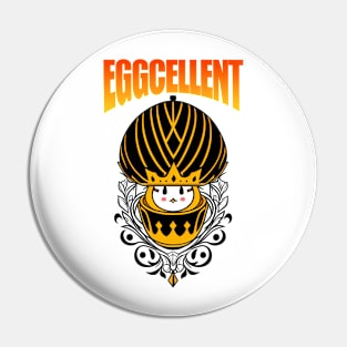 eggcellent egg king themed graphic design by ironpalette Pin