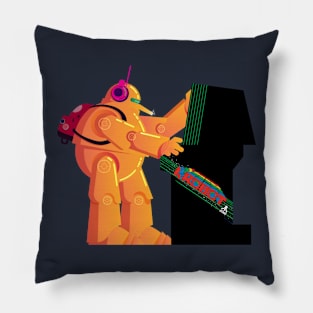 Retro Robot Pillow