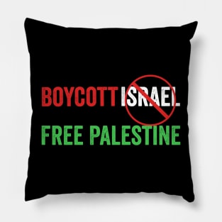 Boycott Israel free Palestine Pillow